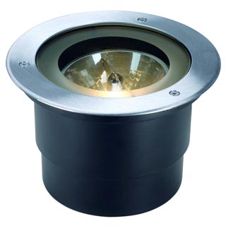 227090 ADJUST ROUND QRB111 светильник встраиваемый IP67 с трансформат. для лампы QRB111 50Вт макс., сталь, Marbel