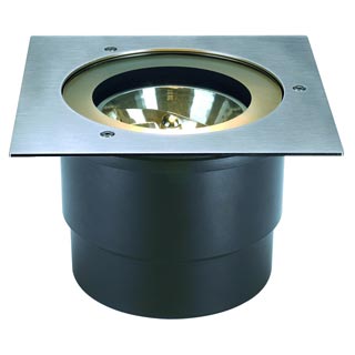 227092 ADJUST SQUARE QRB111 светильник встраиваемый IP67 с трансформ. для лампы QRB111 50Вт макс., сталь, Marbel