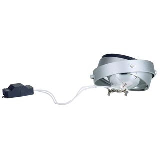 115004 AIXLIGHT® PRO, QRB MODULE светильник для лампы QRB111 75Вт макс., серебристый/ черный, Marbel