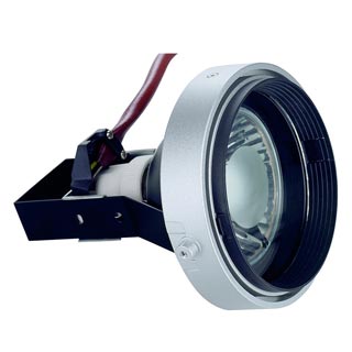 115034 AIXLIGHT® PRO, E27 MODULE светильник для лампы PAR30 75Вт макс. или CDM-R 70Вт, серебристый, Marbel