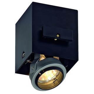 115434 AIXLIGHT® PRO 50, MR16 MODULE MOVE светильник для лампы MR16 50Вт макс., серебристый, Marbel