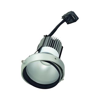 115454 AIXLIGHT® PRO, LED DISC MODULE светильник с COB-LED 14.5Вт, 50°, 2700K, 600lm, серебристый/ черный, Marbel