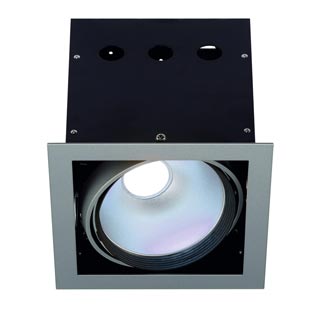 115464 AIXLIGHT® PRO, LED DISC MODULE светильник с COB-LED 15.2Вт, 50°, 4000K, 600lm, серебристый/ черный, Marbel
