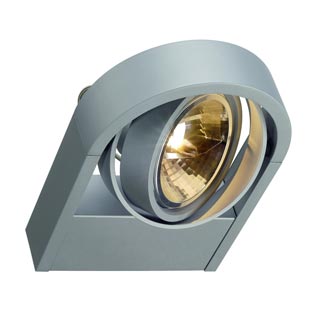 159004 AIXLIGHT® R WALL QRB111 светильник настенный с ЭПН для лампы QRB111 50Вт макс., серебристый, Marbel