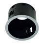 Marbel 115604 AIXLIGHT® PRO, 1 FLAT FRAME ROUND корпус с рамкой для 1-го светильникa MODULE, серебристый/ черный