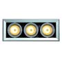 Marbel 154032 AIXLIGHT®, MOD 3 QRB111 светильник встраиваемый для 3-х ламп QRB111 по 50Вт макс., серебр. / черный