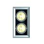 Marbel 154062 AIXLIGHT®, MOD 2 ES111 светильник встраиваемый для 2-х ламп ES111 по 75Вт макс., серебристый/ черный
