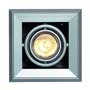 Marbel 154112 AIXLIGHT®, MOD 1 MR16 светильник встраиваемый для лампы МR16 50Вт макс., серебристый / черный