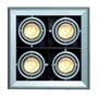 Marbel 154142 AIXLIGHT®, MOD 4 MR16 светильник встраиваемый для 4-х ламп MR16 по 50Вт макс., серебристый / черный