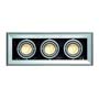 Marbel 154572 AIXLIGHT®, MOD 3 GU10 светильник встраиваемый для 3-х ламп GU10 по 50Вт макс., серебристый / черный