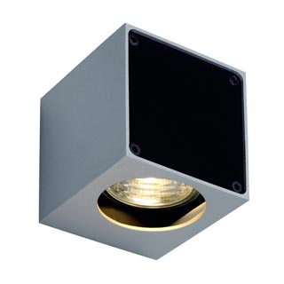151504 ALTRA DICE WL-1 светильник настенный для лампы GU10 35Вт макс., серебристый / черный, Marbel