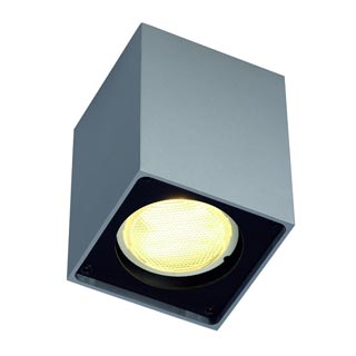 151514 ALTRA DICE CL-1 светильник накладной для лампы GU10 35Вт макс., серебристый / черный, Marbel