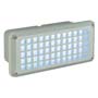 Marbel 230481 BRICK MESH LED светильник встраиваемый IP54 c 60 белыми LED, 8.5Вт, серебристый