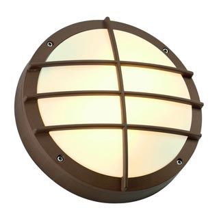 229087 BULAN GRID светильник накладной IP44 для 2-х ламп E27 по 25Вт макс., бронза, Marbel
