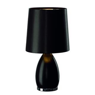155664 CELLINERO светильник настольный для лампы E27 40Вт макс., черно-коричневый, Marbel