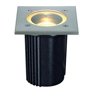 228424 DASAR® EXACT MR16 SQUARE светильник встраиваемый IP67 для лампы MR16 35Вт макс., сталь, Marbel