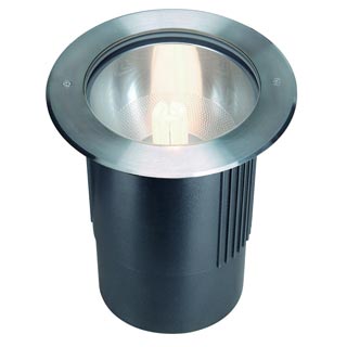 229210 DASAR® 260 ROUND UNI светильник встраиваемый IP67 для лампы ELT E27 25Вт макс., сталь, Marbel