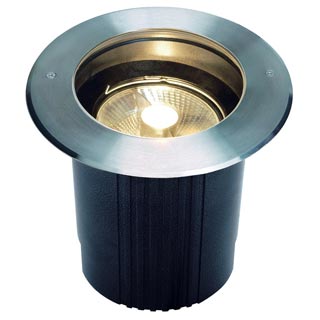 229230 DASAR® 215 ROUND ES111 светильник встраиваемый IP67 для лампы ES111 75Вт макс., сталь, Marbel