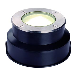229360 DASAR® GX53 светильник встраиваемый IP67 для лампы GX53 9Вт макс., сталь, Marbel