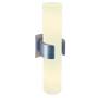 Marbel 147529 DENA 2 светильник настенный для 2-x свечеобразных ламп E14 40Вт макс., алюминий / стекло белое