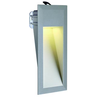 230212 DOWNUNDER LED 15 светильник встраиваемый IP44 c 15 белыми теплыми LED 0.9Вт, темно-серый, Marbel