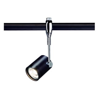 185450 EASYTEC II®, BIMA 1 светильник для лампы GU10 50Вт макс, хром / черный, Marbel