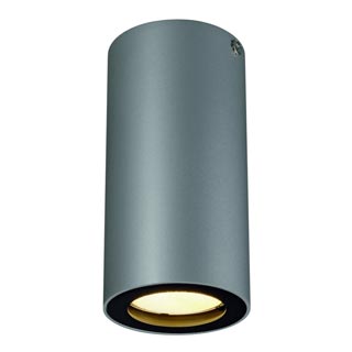 151814 ENOLA_B CL-1 светильник потолочный для лампы GU10 35Вт макс., серебристый/ черный, Marbel