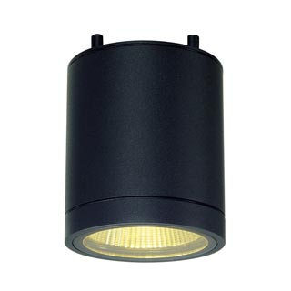 228505 ENOLA_C OUT CL ceiling lamp, round, anthracite, 9W LED, 3000K, 35°, Marbel