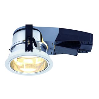 161641 ESSENS FLAT 2x18W светильник встраиваемый с ЭПРА для 2-х ламп TC-DE G24q-2 по 18Вт, белый, Marbel
