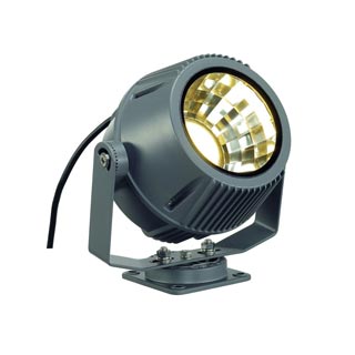 231082 FLAC BEAM LED spot, stonegrey, with Philips DLMi module 1100lm, 3000K, Marbel