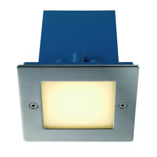 230132 FRAME OUTDOOR 16 LED recessed, square, stainless steel, warmwhite, Marbel