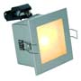 Marbel 111202 FRAME BASIC G4 светильник встраиваемый для лампы G4 20Вт макс., серебристый / стекло матовое