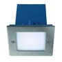 Marbel 230131 FRAME OUTDOOR 16 LED recessed, square, stainless steel, white