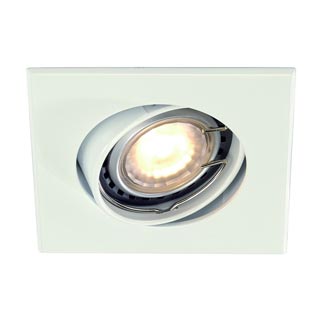 113211 GU10 SP SQUARE светильник встраиваемый IP65 для лампы GU10 50Вт макс., белый, Marbel