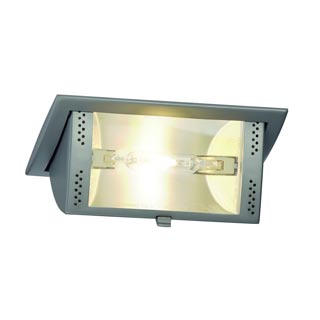 150939 HQI-TS DL 150 светильник встраиваемый для лампы HQI-TS/CDM-TS Rx7s 150Вт, серебристый, Marbel