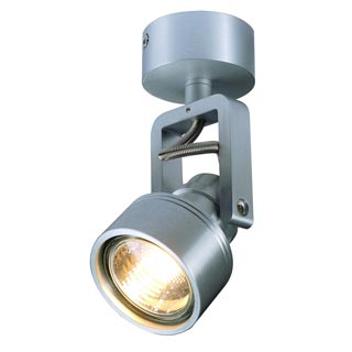 147559 INDA SPOT GU10 светильник накладной для лампы GU10 50Вт макс., матированный алюминий, Marbel