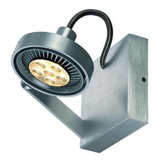147706 KALU 2 ES111 светильник накладной для лампы ES111 50Вт макс., матированный алюминий, Marbel