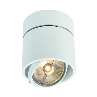 117161 CARDAMOD SURFACE ROUND ES111 SINGLE светильник накладной для лампы ES111 75Вт макс., белый, Marbel