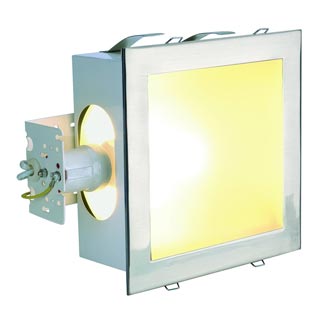 160059 KOTAK WALL светильник встраиваемый для лампы ELT E27 25Вт макс., серебристый / стекло матовое, Marbel