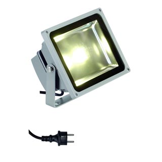 231112 LED OUTDOOR BEAM 30W светильник IP65 с SMD LED 30Вт, 1800lm, 3300K, серебристый, Marbel