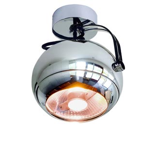 149042 LIGHT EYE SPOT светильник накладной для лампы ES111 75Вт макс., хром, Marbel