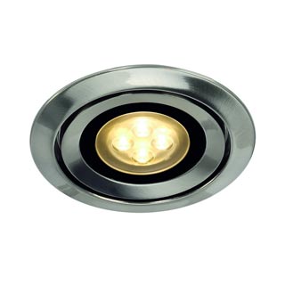 115825 LUZO INTEGRATED LED светильник встраиваемый c Fortimo Spot 13Вт, 2700К, 610lm, серый металлик, Marbel