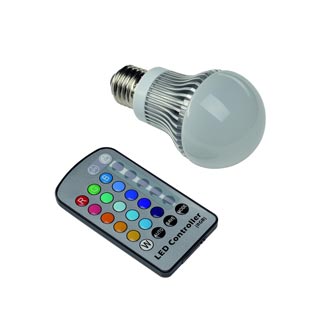 551353 FIESTA BULB 3.0 RGB SMD LED источник света, E27, 230В, 5.5Вт, с ПДУ, Marbel