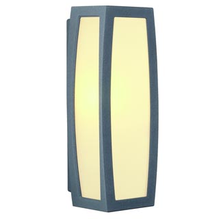 230085 MERIDIAN BOX wall lamp, anthracite, E27, max. 20W, with motion detector, Marbel