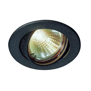 112090 MR16 SP светильник встраиваемый для лампы MR16 50Вт макс., черный, Marbel