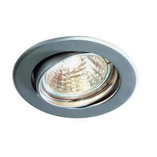 112099 MR16 SP светильник встраиваемый для лампы MR16 50Вт макс., серебристый, Marbel