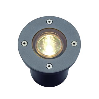 227450 N-TIC ROUND светильник встраиваемый IP67 для лампы MR16 35Вт макс., серебристый, Marbel