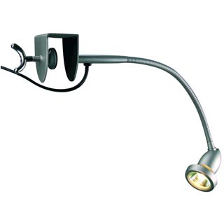 146422 NEAT FLEX CLAMP светильник на струбцине для лампы GU10 50Вт макс., серебристый, Marbel