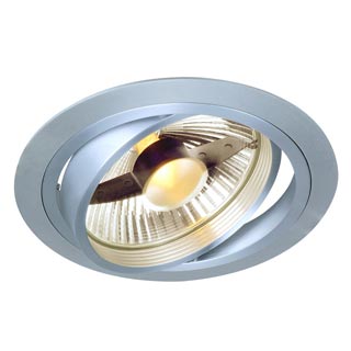 111380 NEW TRIA ROUND ES111 светильник встраиваемый для лампы ES111 75Вт макс., матир. алюминий, Marbel