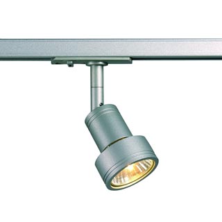 143392 1PHASE-TRACK, PURI светильник для лампы GU10 50Вт макс., серебристый, Marbel